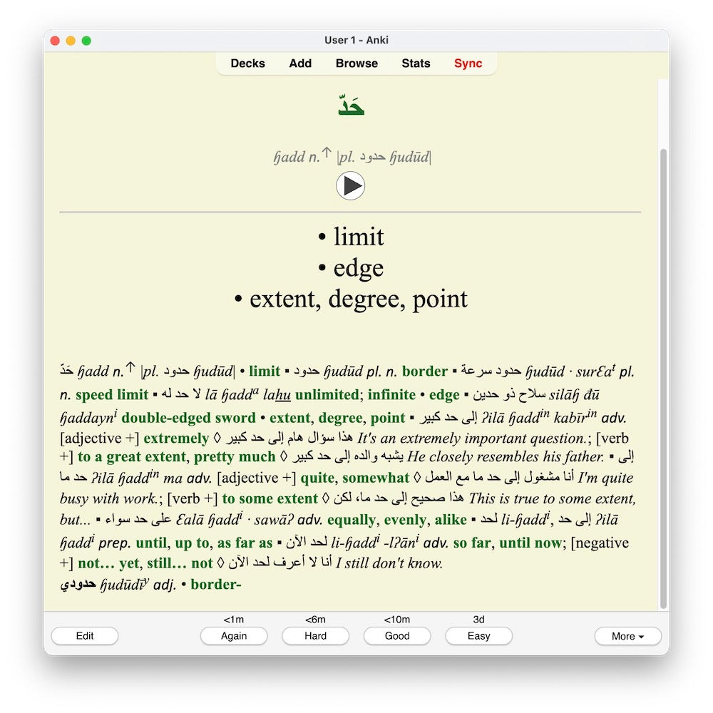 Arabic Learners Dictionary-Anki-preview-3