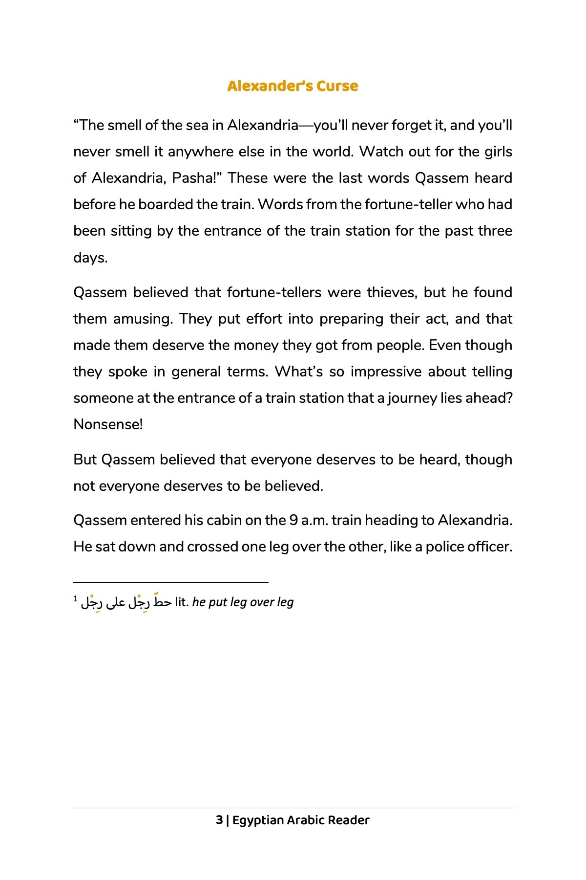 Alexander's Curse (Egyptian)