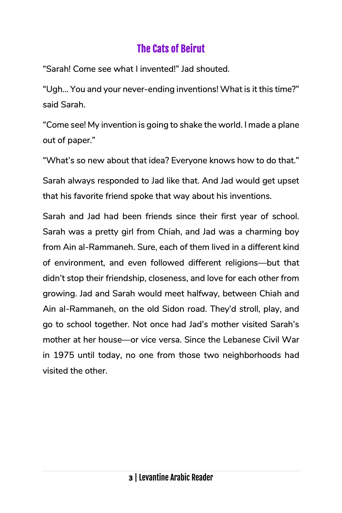 The Cats of Beirut (Lebanese)