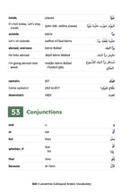 Levantine Colloquial Arabic Vocabulary