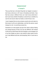 Friendship or Love? (MSA)