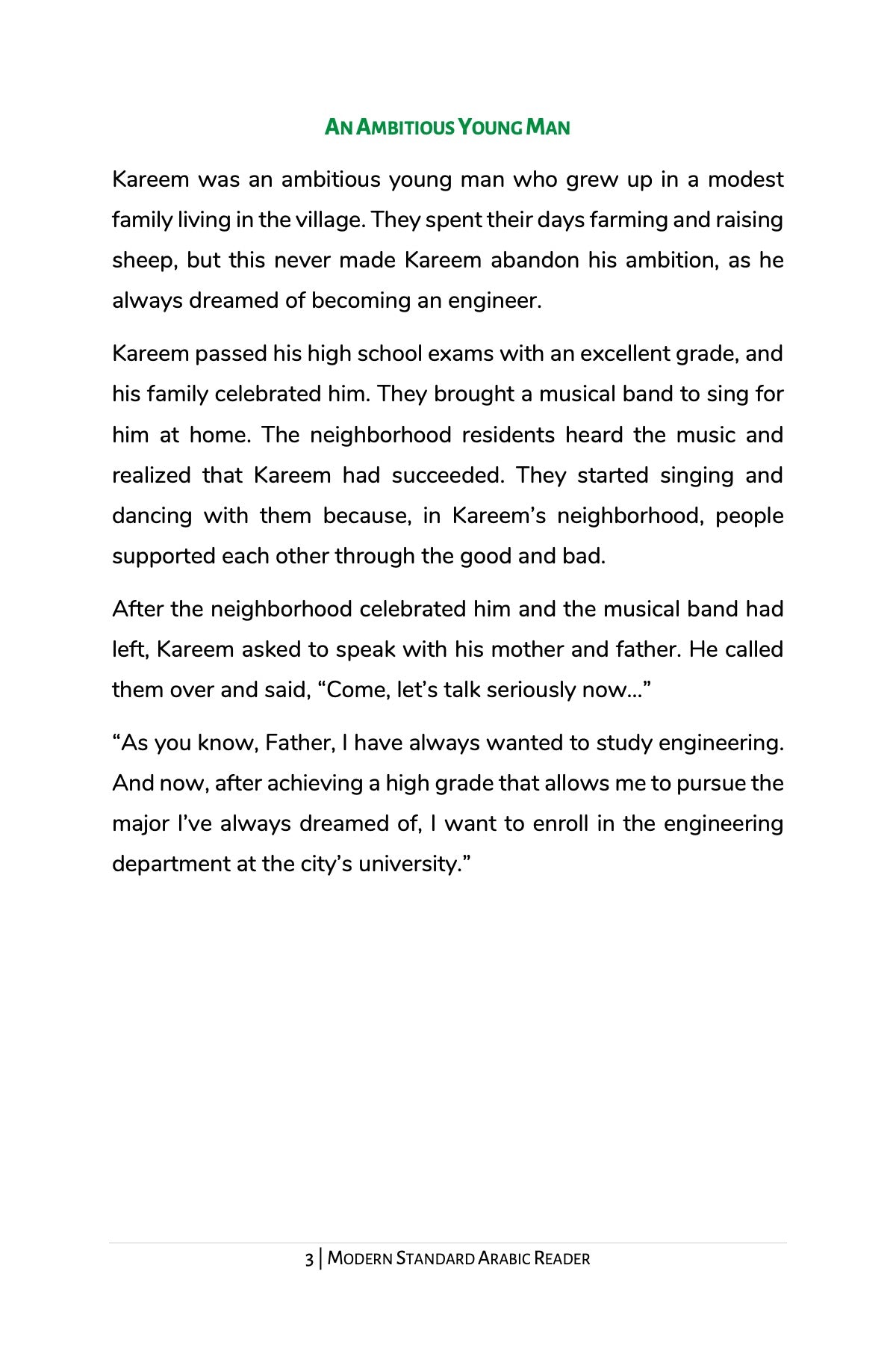 An Ambitious Young Man (MSA)