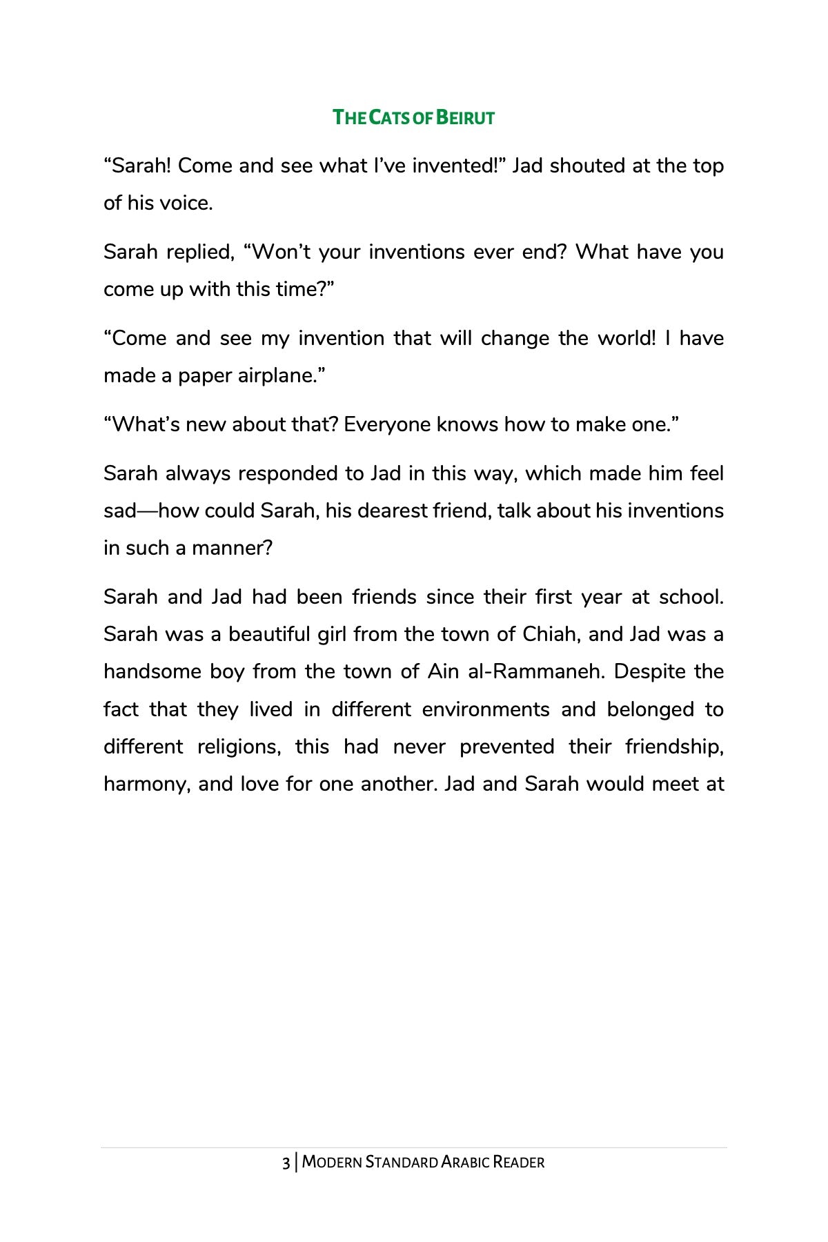 The Cats of Beirut (MSA)