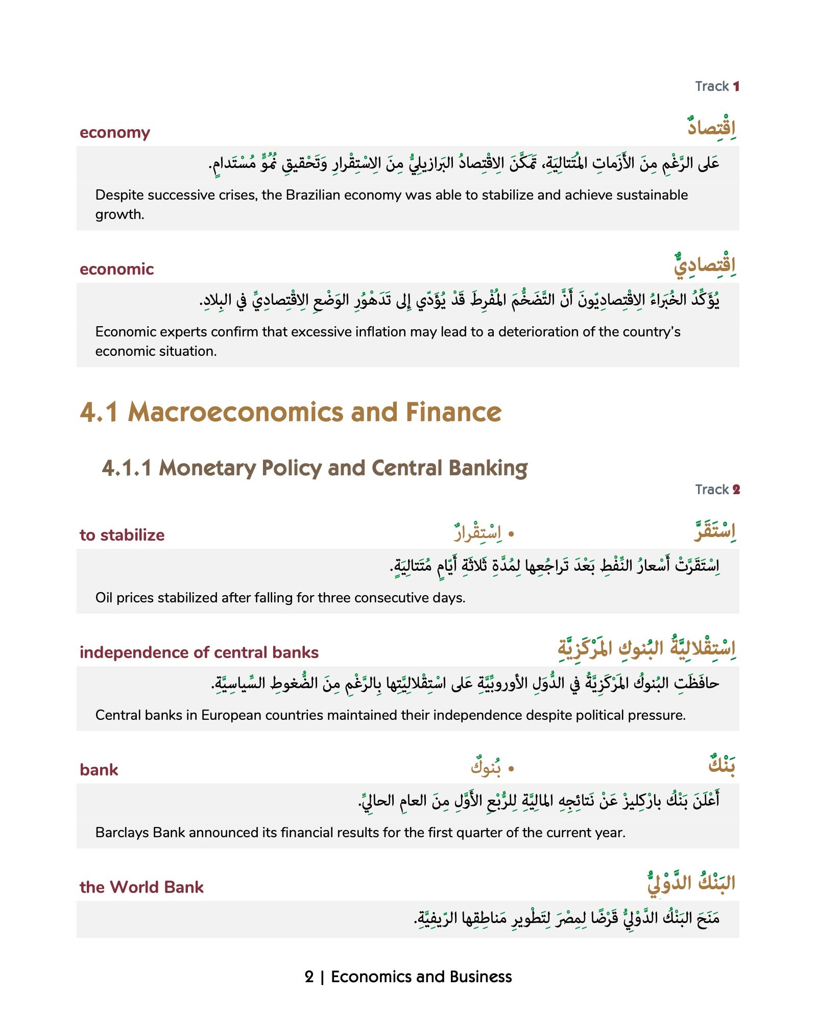 Media Arabic Vocabulary 2 - Lingualism