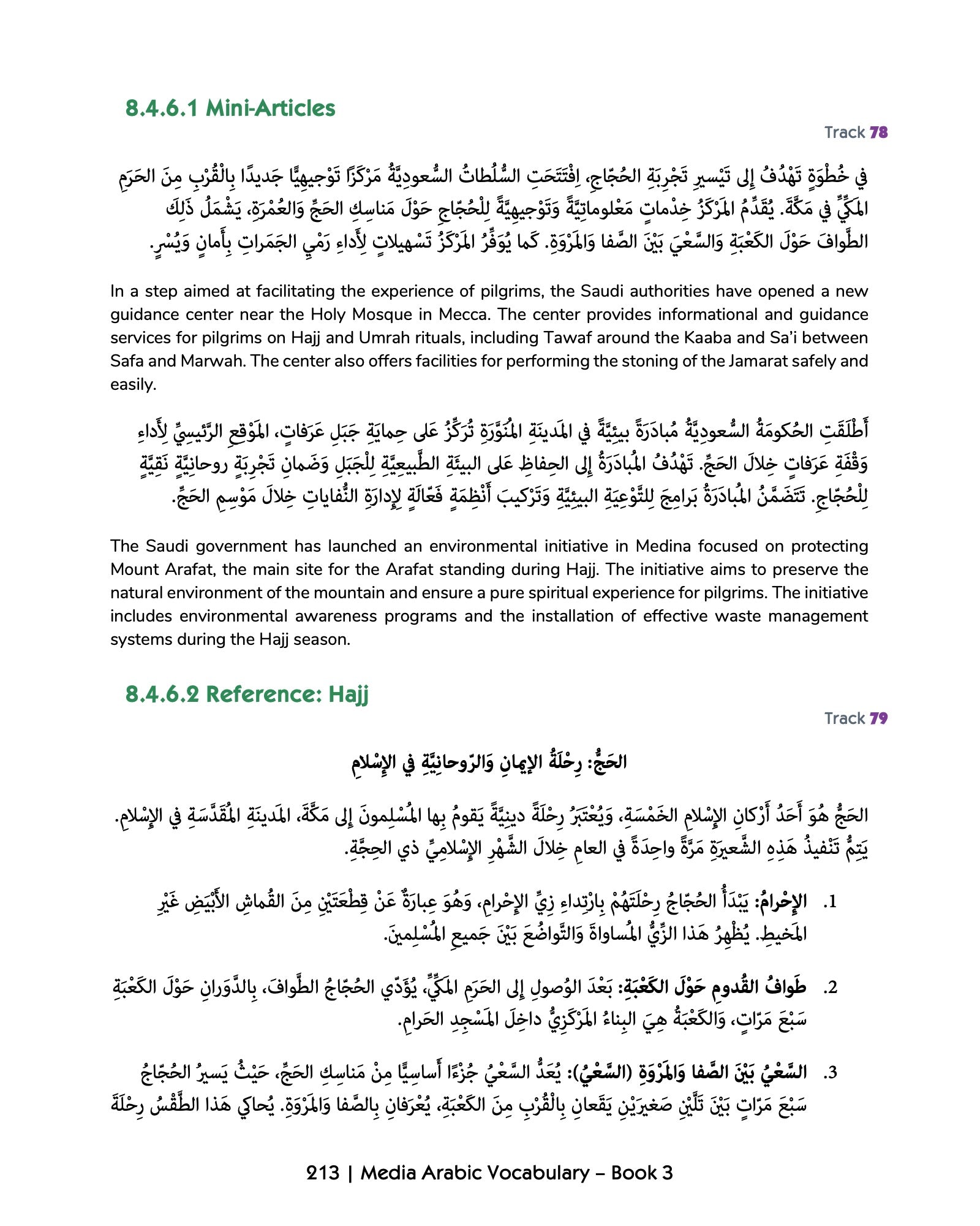 Media Arabic Vocabulary 3