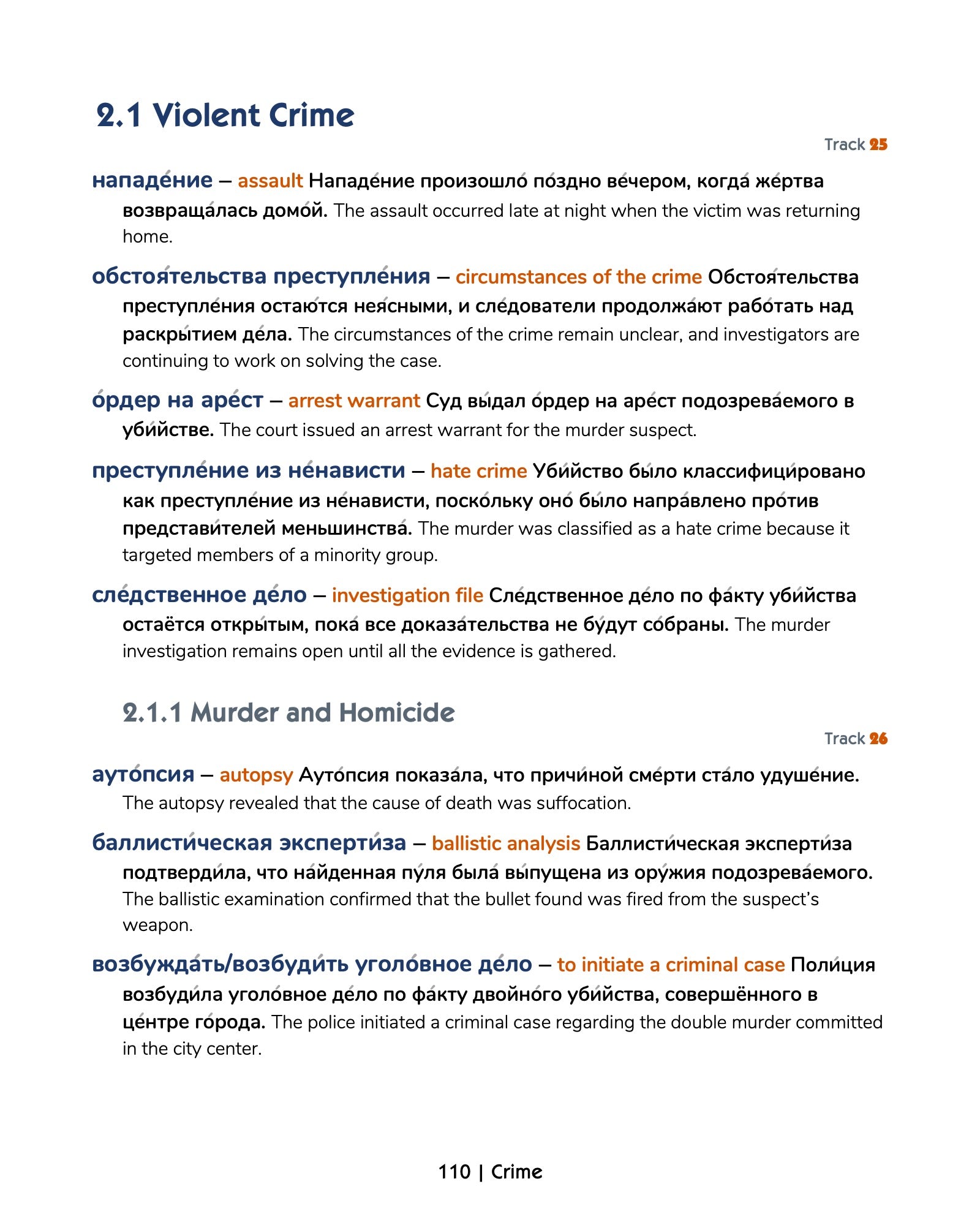 Media Russian Vocabulary 1