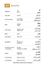 Modern Standard Arabic Vocabulary