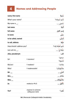 Moroccan Colloquial Arabic Vocabulary