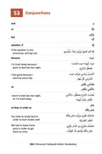 Moroccan Colloquial Arabic Vocabulary