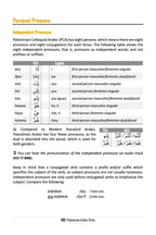 Palestinian Arabic Verbs