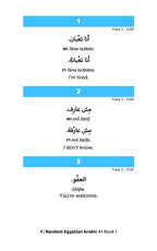 Random Egyptian Arabic A1 (Book 1)