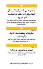 Random Egyptian Arabic B1 (Book 2)