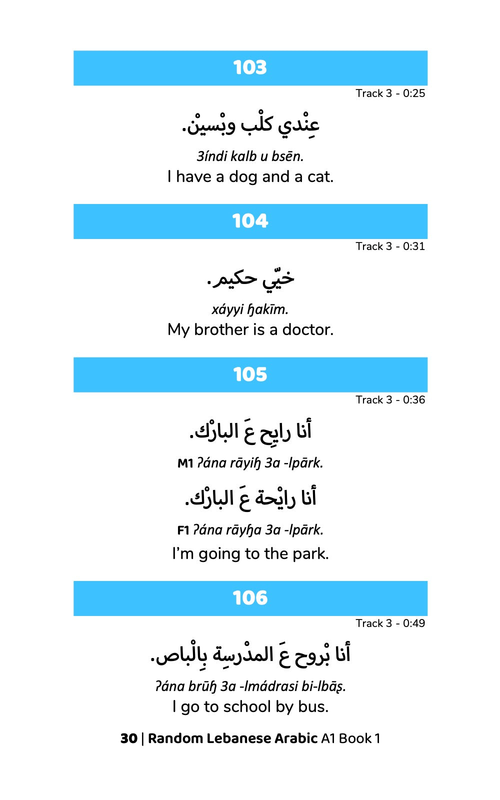 Random Lebanese Arabic A1 Book 1 &#8211; preview 2