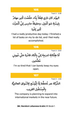 Random Lebanese Arabic B1 Book 1 &#8211; preview 2