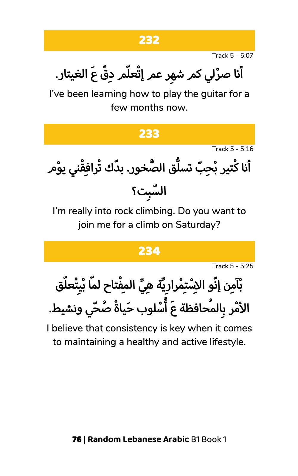 Random Lebanese Arabic B1 Book 1 &#8211; preview 3