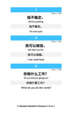 Random Mandarin Chinese A1 (Book 2)