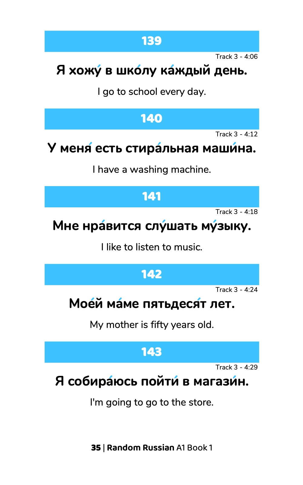 Random Russian A1 (Book 1) - Lingualism