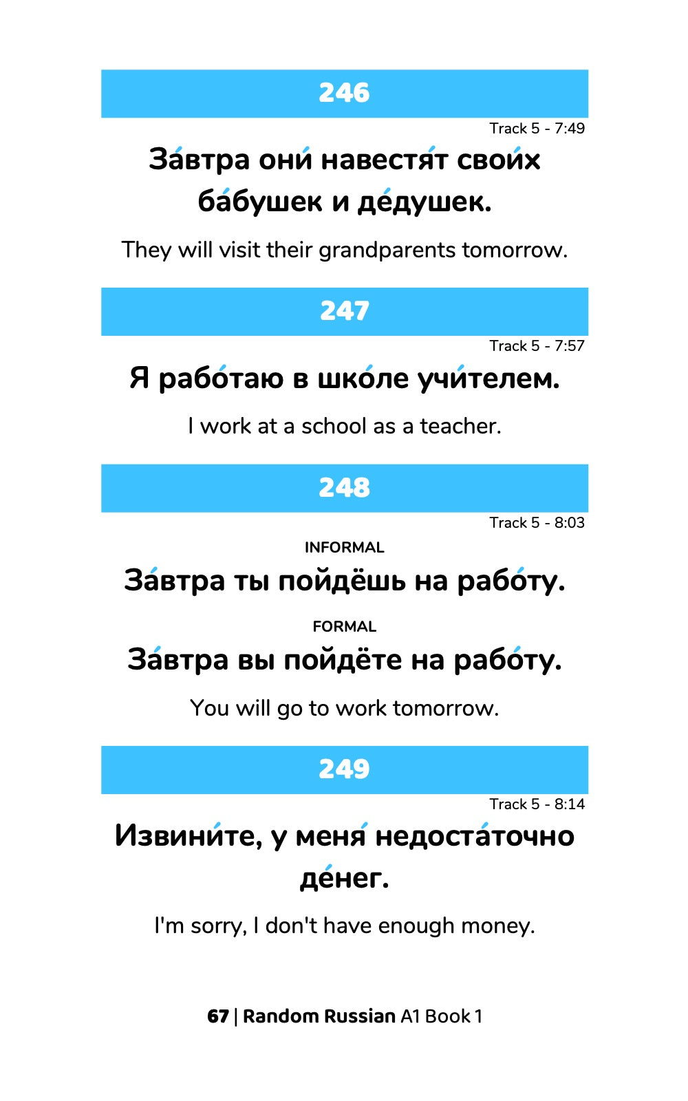 Random Russian A1 (Book 1)