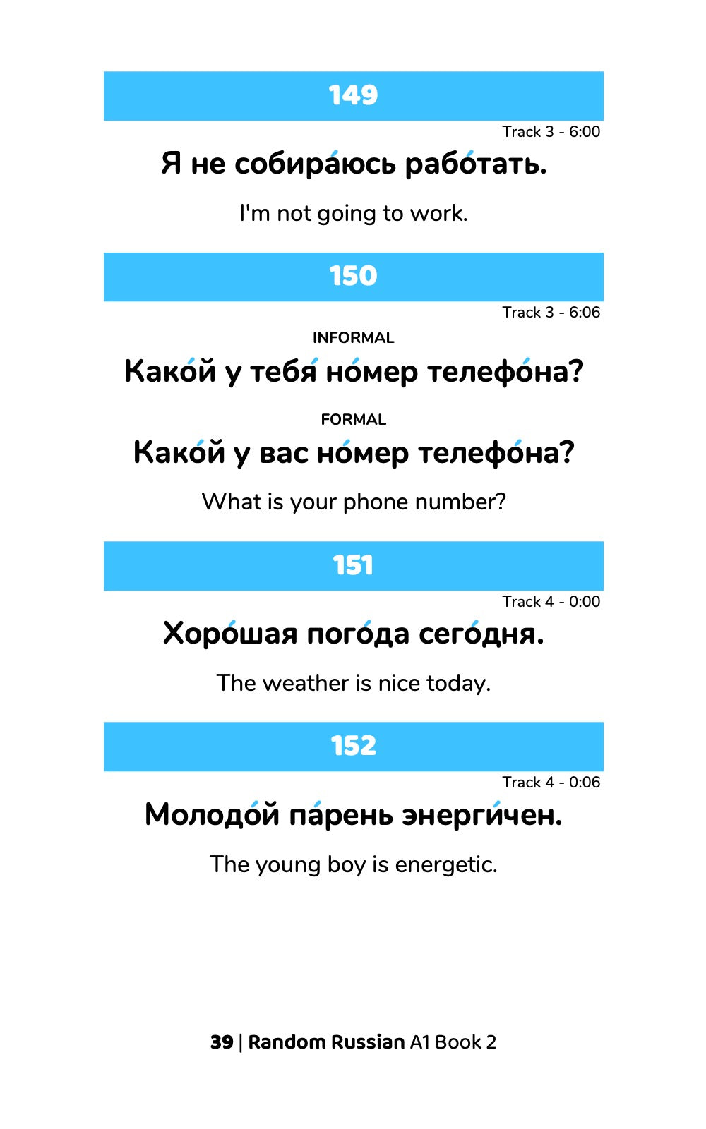 Random Russian A1 (Book 2)