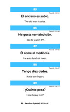 Random Spanish A1 (Book 1)