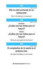 Random Spanish A1 (Book 1)