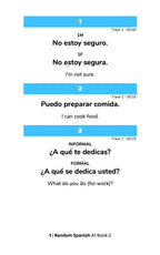 Random Spanish A1 (Book 2)