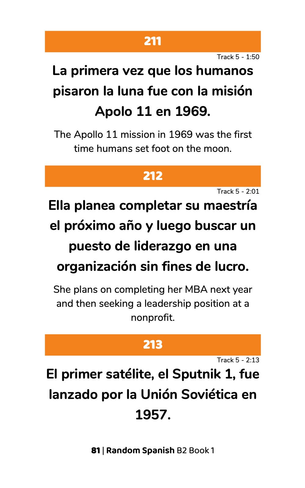 Random Spanish B2 (Book 1)