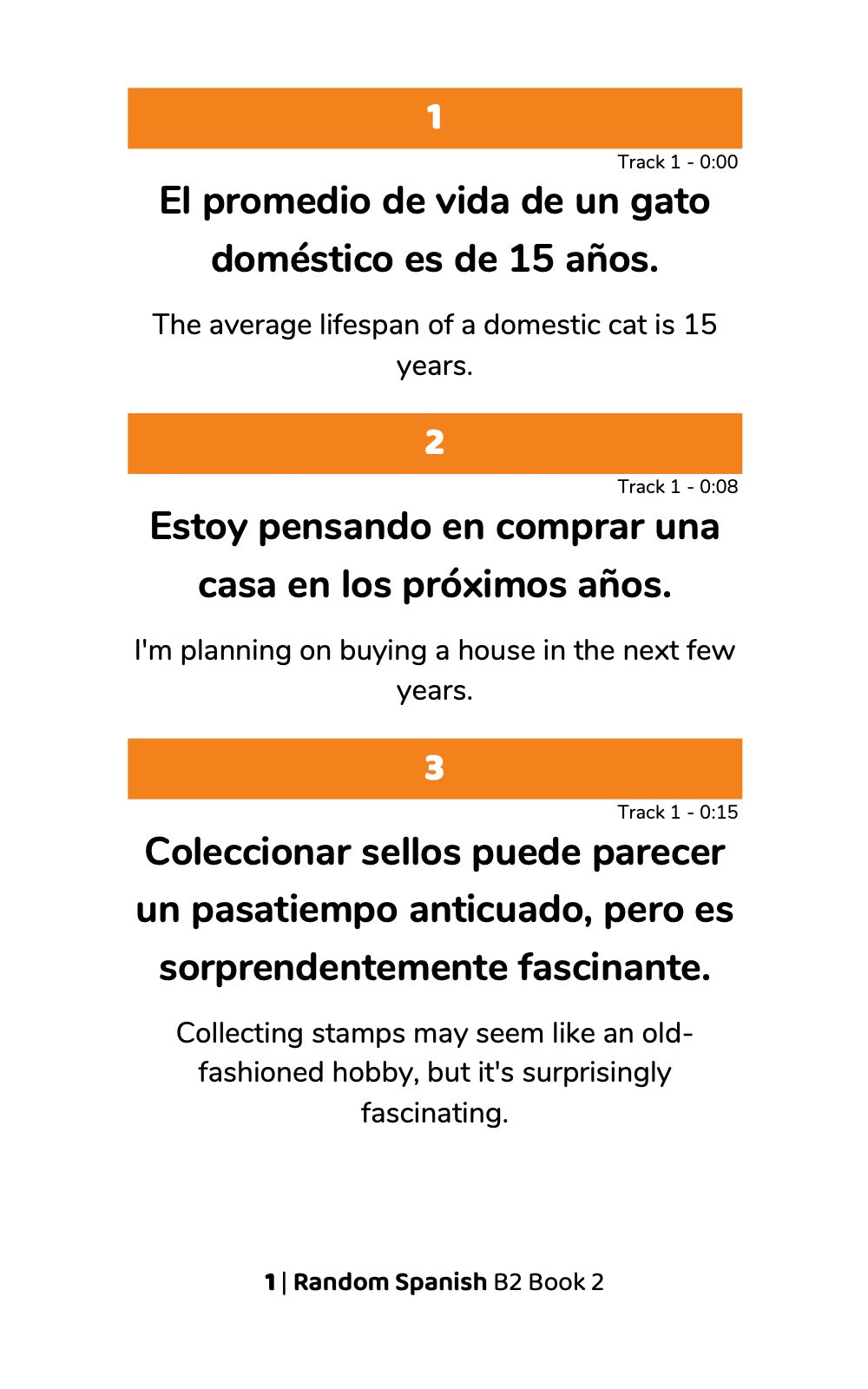 Random Spanish B2 (Book 2)