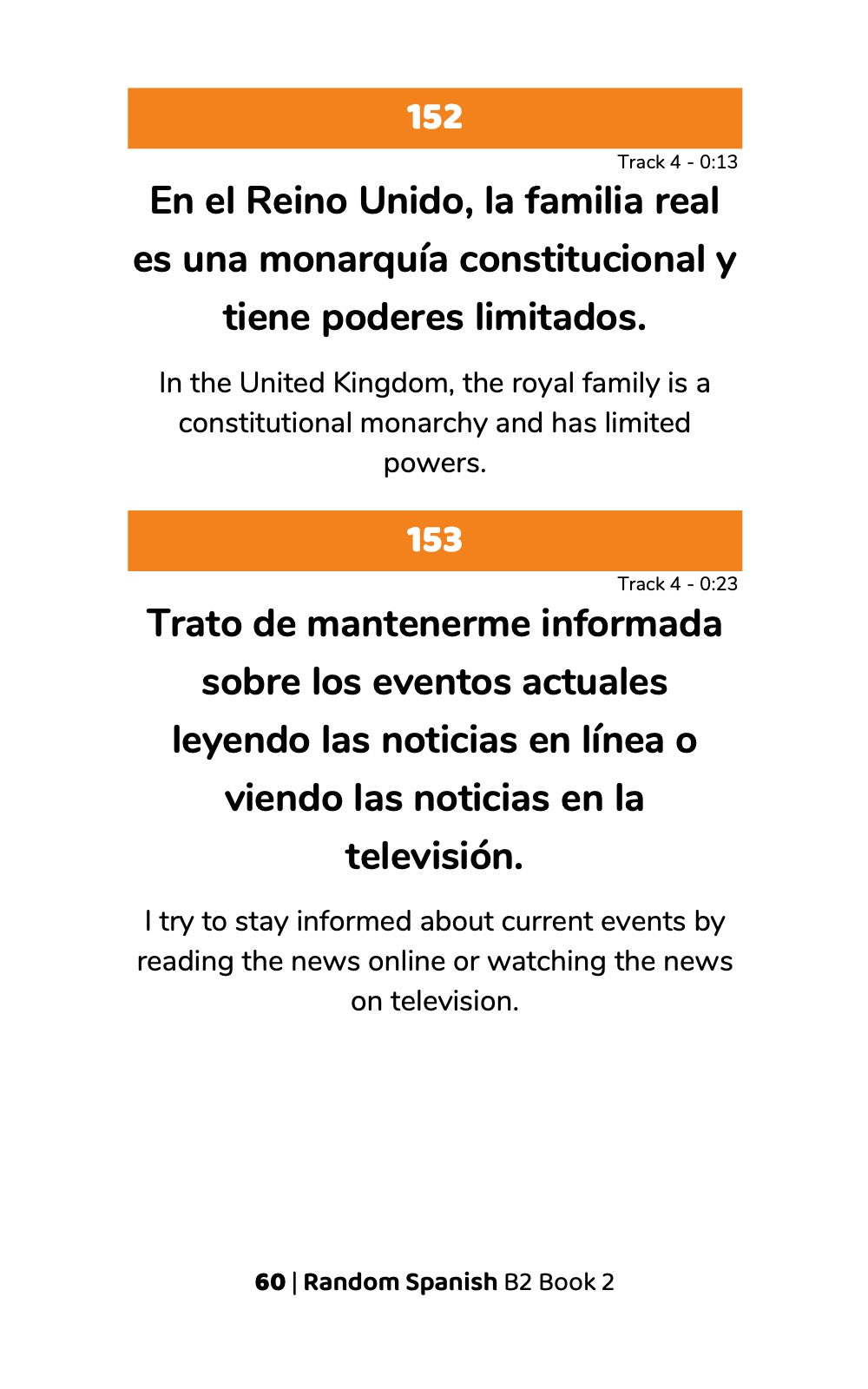 Random Spanish B2 (Book 2)