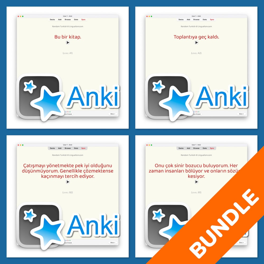 Random Turkish Anki Bundle