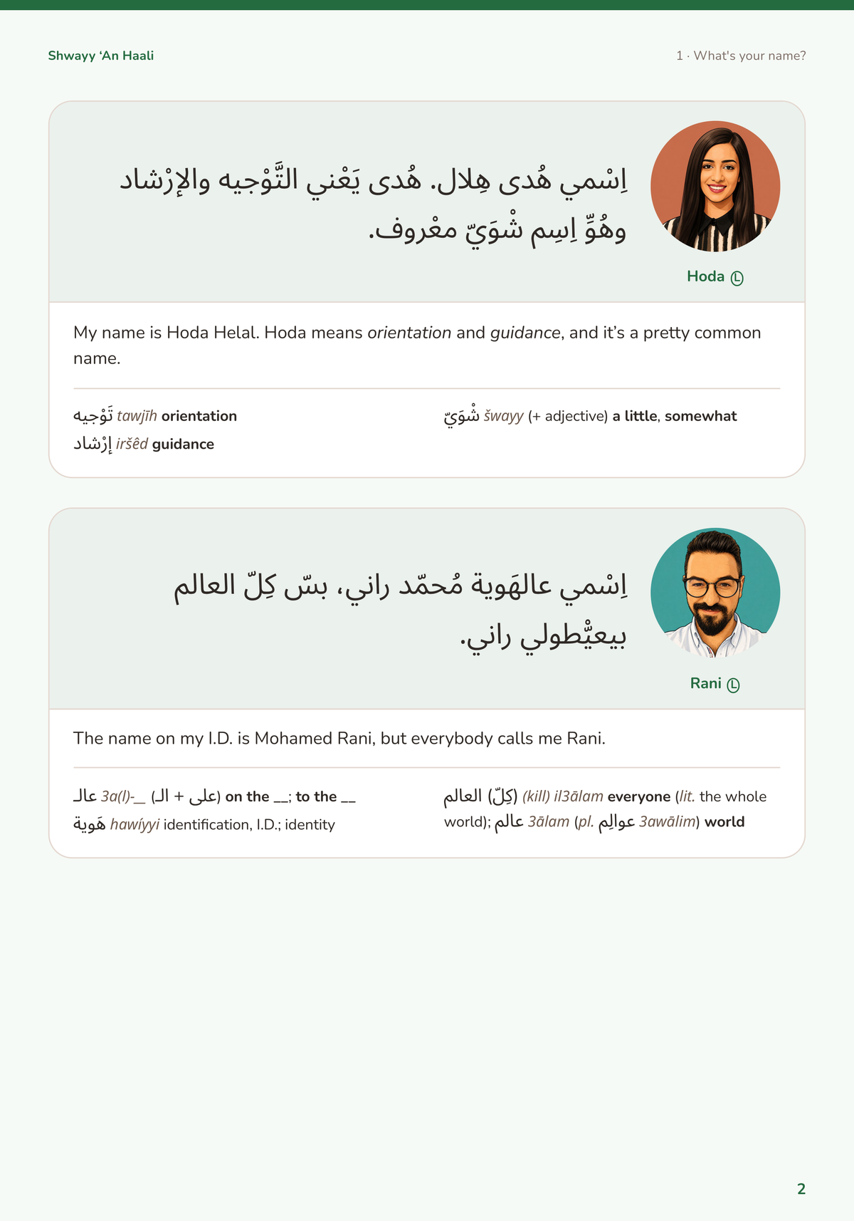 Shwayy ‘An Haali — interior page 2