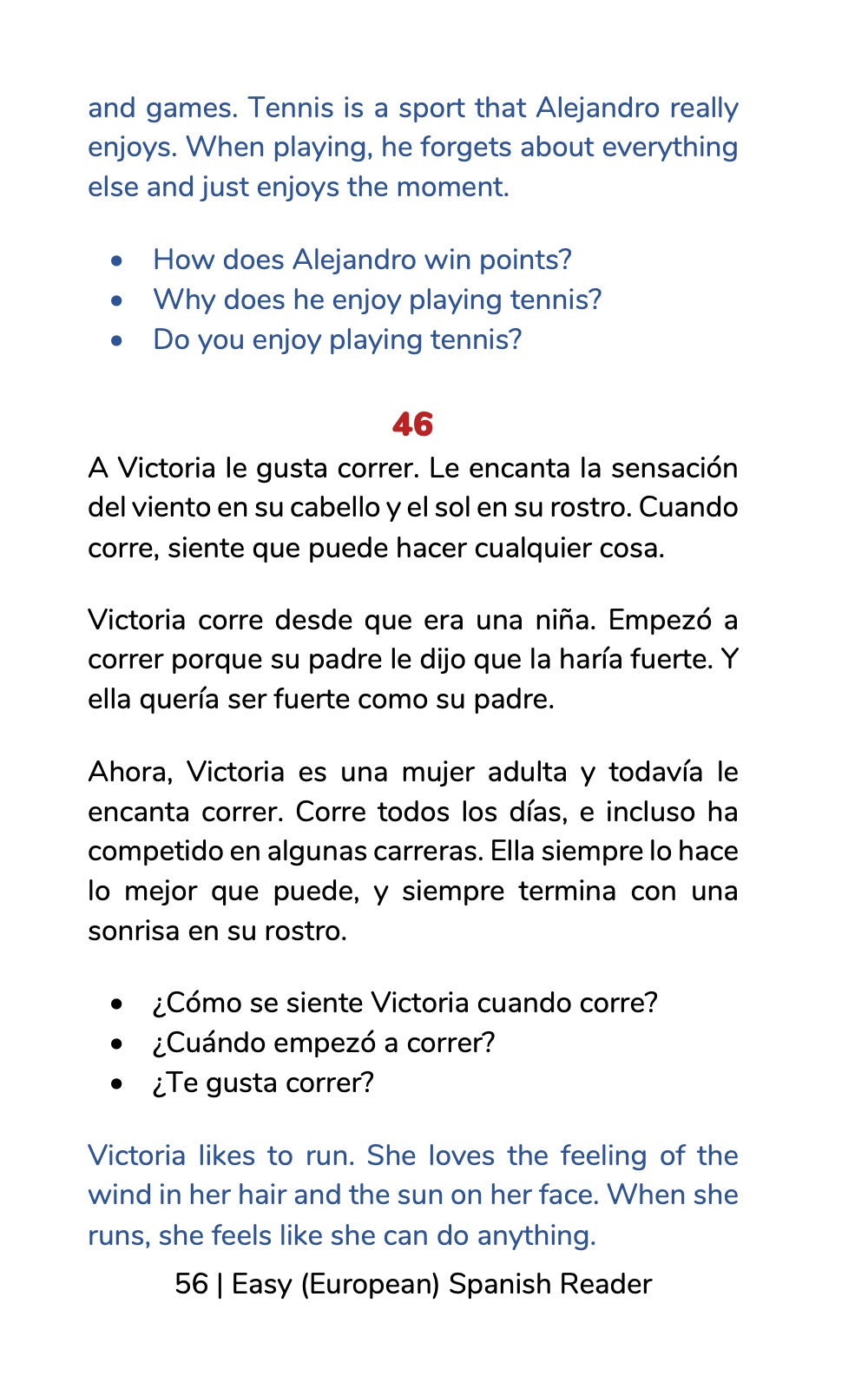 Easy (European) Spanish Reader