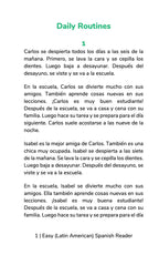 Easy (Latin American) Spanish Reader