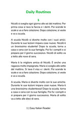 Easy Italian Reader
