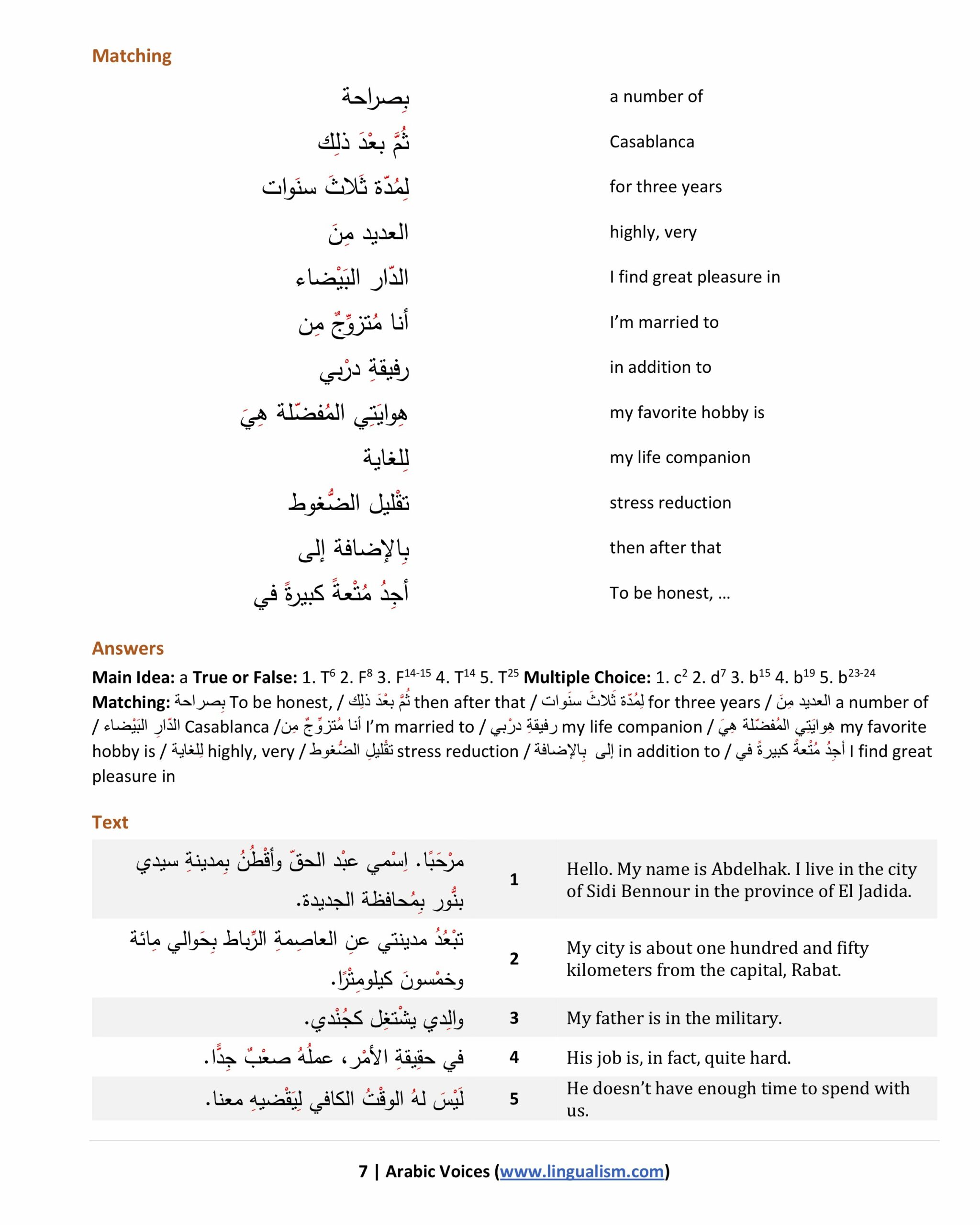 Arabic Voices 1