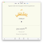 Egyptian Arabic Verb Conjugation Drills: Anki Flashcards (Set 1)