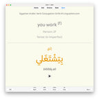 Egyptian Arabic Verb Conjugation Drills: Anki Flashcards (Set 1)