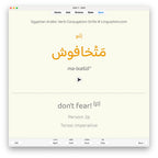 Egyptian Arabic Verb Conjugation Drills: Anki Flashcards (Set 1)
