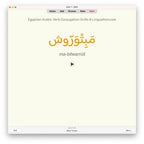 Egyptian Arabic Verb Conjugation Drills: Anki Flashcards (Set 2)