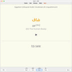 Egyptian Colloquial Arabic Vocabulary: Anki Flashcards