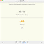 Egyptian Colloquial Arabic Vocabulary: Anki Flashcards