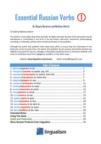 Essential Russian Verbs