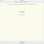 Levantine Colloquial Arabic Vocabulary: Anki Flashcards