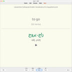 Levantine Colloquial Arabic Vocabulary: Anki Flashcards