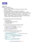 Need-to-Know Spanish Verbs 1