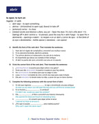 Need-to-Know Spanish Verbs 1