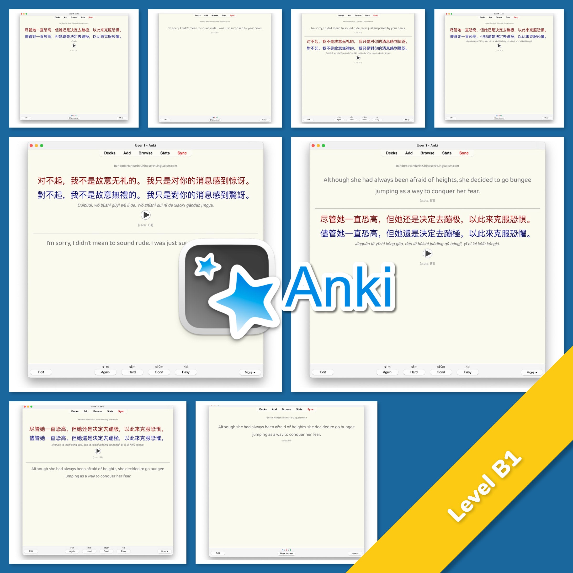 Random Mandarin Chinese Anki