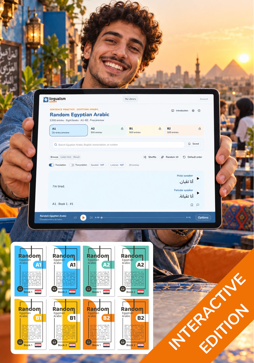 Random Egyptian Arabic — Interactive Edition