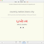 Tunisian Colloquial Arabic Vocabulary: Anki Flashcards
