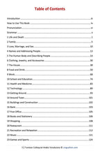 Tunisian Colloquial Arabic Vocabulary